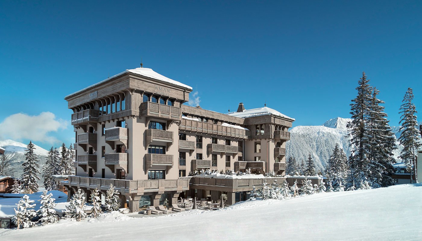 Voiture avec chauffeur pour l'hôtel Aman le Mélézin à Courchevel