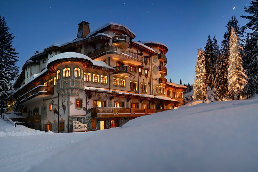 Voiture avec chauffeur pour le Palace Les Airelles à Courchevel